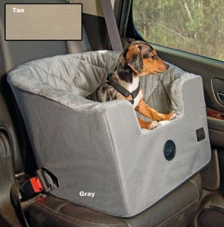New Gray Car Pet Seat Bucket Booster Pet Seat Microfleece Interior 07757