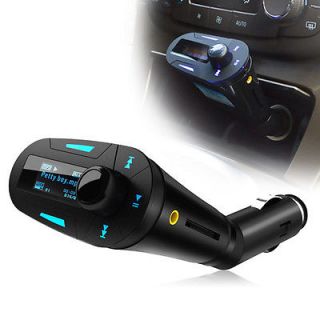 Car Kit Bluetooth Handsfree  Player Wireless FM Transmitter Modulator SD USB