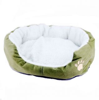 Pet Dog Puppy Cat Soft Fleece Warm Bed House Plush Cozy Nest Mat Pad Mat