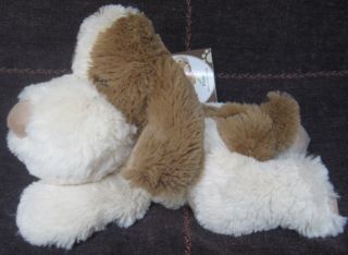 Intelex Cozy Plush Stuffed Puppy Dog Toy Microwaveable Lavender New England