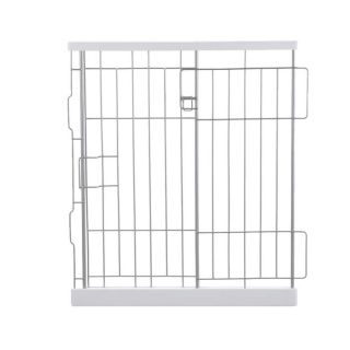 Expandable Pet Enclosure Wood Dog Crate with Floor Tray from