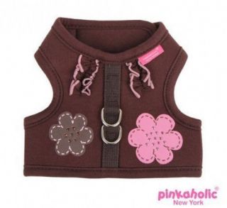 Pinkaholic Puppia Dog Harness Choco Mousse Brown s M L
