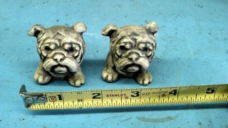 English Bulldog Mack Ceramic Dog Puppies Collectible Statue Figure Set Puppy Dog