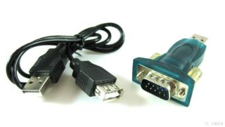 USB to RS232 RS 232 Serial DB9 9 Pin Adapter Converter