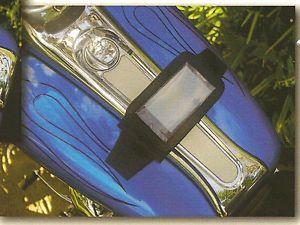 GPS Cell Phone Muisic etc Magnetic Motorcycle Tank Bag Holder New Leather