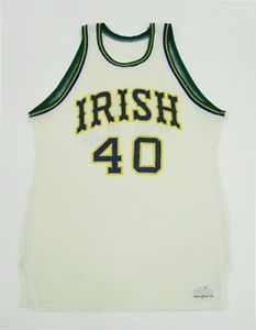 Vintage 70s Sand Knit Team issued Notre Dame Fighting Irish Pro Cut Jersey 40 T3