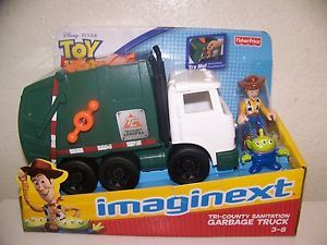 Toy Story 3 Matchbox Tri Country Sanitation Garbage Truck New