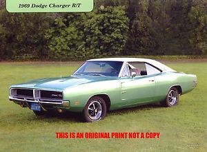 1969 Dodge Charger R T Muscle Car Print