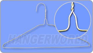 500 Bronze Wire Metal Coat Clothes Hangers Shop Fitting