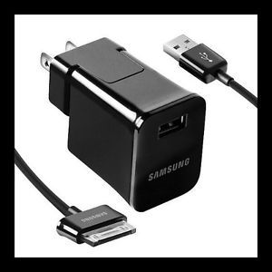 Sprint Samsung Galaxy Tab SPH P100 Home Travel AC Charger Adapter USB Cable