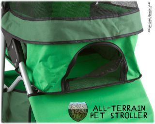 Beige All Terrain Pet Dog Cat Folding 3 Wheel Jogging Stroller PS 61 BG