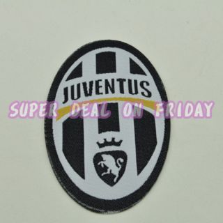 Soccer Football Aplique Italian Juventus Iron on Embroidered Patch Emblem Badge