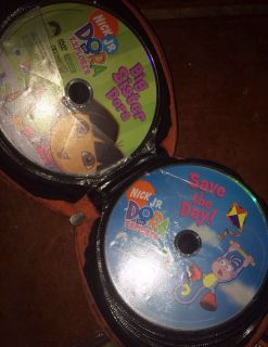 Lot of 47 Childrens DVDs Dora Nick Barney Disney Loony Toons