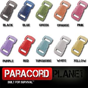 Clear 3 8" Side Release Buckles for 550 Paracord Bracelets 5 10 20 50 Packs