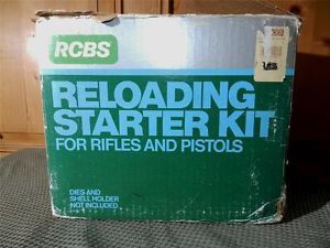 RCBS Reloader Starter Kit Ammo Maker Rock Chucker Bonus Cleaning Kit