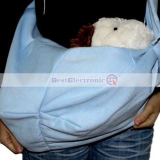 Sling Carrier Pet Dog Puppy Bag Pouch Reversible Blue