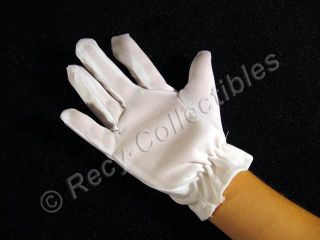 New Child Kids White Gloves Costume Dress Up Halloween