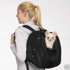 Small Pet Dog Back Pack Backpack Turns Into Carrier
