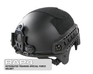 RAP4 Integrated Training Special Forces Helmet Black