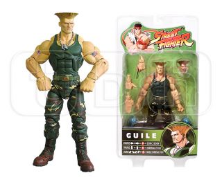 6" Guile Figure Street Fighter Series Original Green Variant Sota Toys Round 3