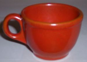 Catalina Island Pottery Red Clay Toyon Red Coffee Cup
