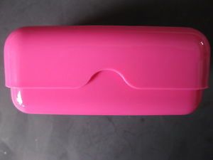 Pink Bar Soap Travel Holder Case 4"x3" Hard Plastic Great for Travel Gym Camping