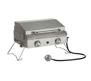 New All Stainless Steel Portable LP Propane BBQ Gas Grill Cover Free SHIP