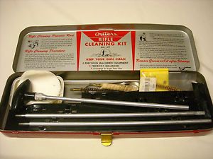 Vintage Gun Cleaning Kit Outers 30 Cal Rifle Cleaning Kit