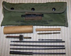 1970 Vietnam Era U s Army Military M16A1 Rifle Cleaning Kit with Belt Pouch