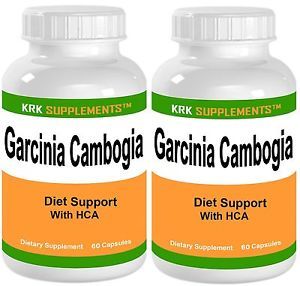 2 Bottles Garcinia Cambogia 500mg 50 HCA Dr oz Weight Loss KRK Supplements 609207932758