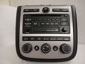 03 04 05 Nissan Murano Radio Stereo CD Player A C Heat Climate Temp Controls