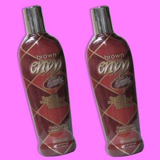 Lot of 2 Synergytan Brown Envy Dark Tanning Bed Lotion 182227000015