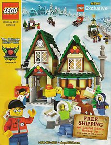 Lego Holiday 2011 Magazine Product Catalog Collectible Item New Mint