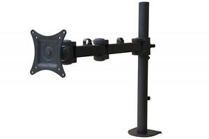 Mount It Articulating Swivel Single Arm Computer Monitor Desk Mount Up to 27"