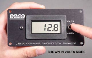 New Custom Digital Dash Instrument DC 0 199 Amp Volt Meter Battery Current Shunt