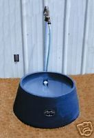 15 Gal Horse Auto Water Basin Automatic Waterer Dog High Country Plastics Black