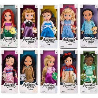 Disney Princess Animator Toddler Doll Belle Rapunzel Snow White Set 10 Animators
