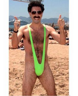 Sexy Borat Mankini Mens Swimwear Thong Costume