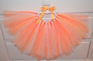 Baby Tulle Tutu Halloween Candy Corn Costume Infant Dress Up 6 12 Months