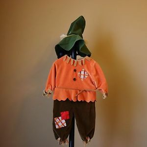 Miniwear Fall Scarecrow Plush Baby 12 Month Halloween Costume Boy Girl