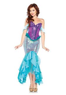 Disney Princess Womens Deluxe Ariel Little Mermaid Costume