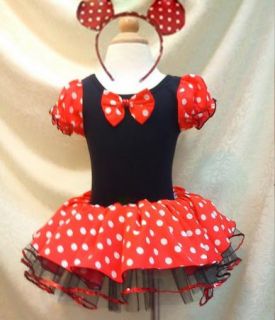 Halloween Minnie Mouse Girl Pary Costume Ballet Tutu Dress 2 10Y Kids Christmas