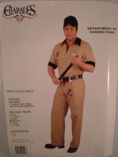 Department of Corrections Officer Prison Guard M Costume