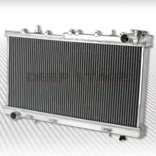 Aluminum Dual Core 2row Cooling Radiator 91 99 Nissan Sentra SE Ser B13 B14 Sr20