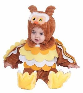 Brown Owl Child Baby Costume Size Infant New