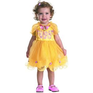 Belle Costume Baby Disney Princess Beauty The Beast Halloween Fancy Dress