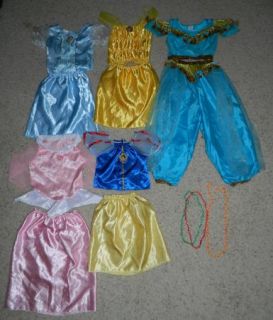Girls Disney Princess Dress Up Costume Lot Sz 4 6X Snow White Aurora Belle