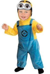 Despicable Me Minion Infant Toddler Costume Halloween Boys 2 Girls Baby 2T New