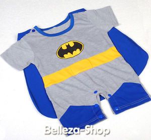 Halloween Party Batman Baby Costume Outfit Sz 3M 24M
