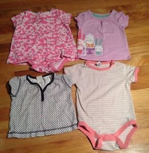 Lot of 4 Baby Girls Clothes 12 18 Months Tea Collection Baby Gap
